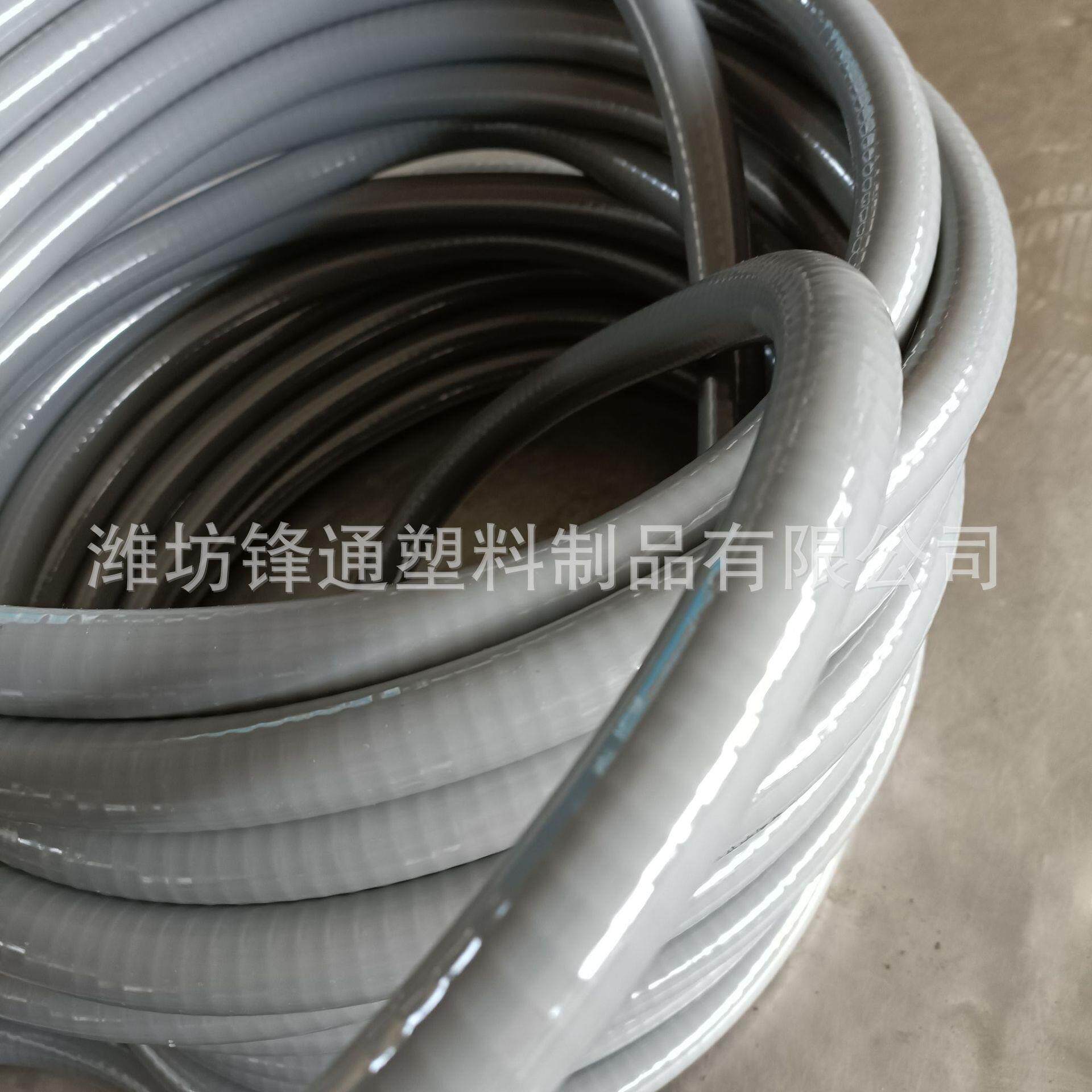 pvc灰色钢丝管木工吸风尘管 抽油排污通风波纹管工业除尘增强软管