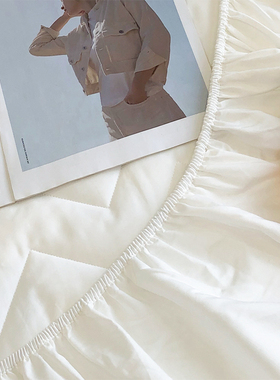 高端舒适抗菌防螨DACRON纤维保护垫夹棉床笠床褥保洁床垫1.5/1.8m