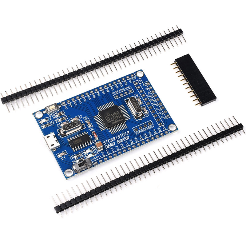 51单片机小系统板 双串口 STC12C5A60S2 STC12核心开发板学习板,电子元器件市场,开发板/学习板/评估板/工控板,淘宝优惠券,粉丝福利购,淘宝优惠卷