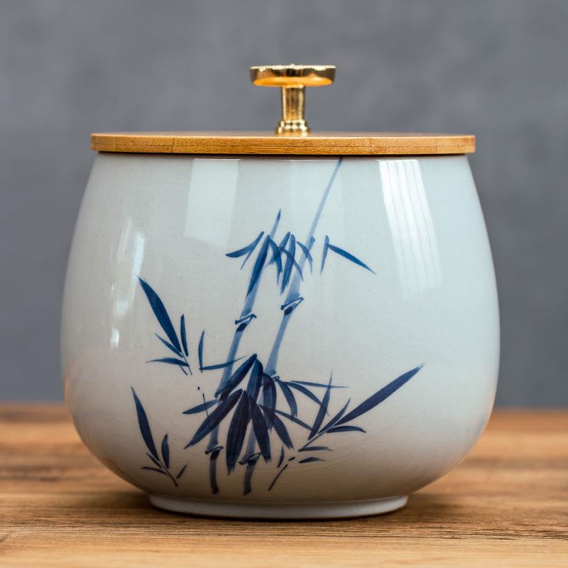 手绘茶渣缸 大中号手作精工茶洗水洗 水盂建水 杯洗装杯子器皿