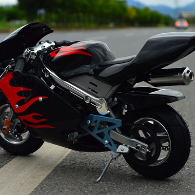 免费加粗链条】迷你小摩托车跑车小型摩托车49-50cc成人儿童汽油