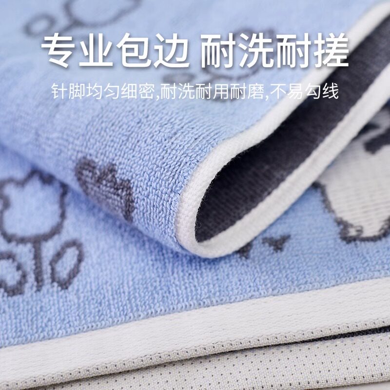 儿童毛巾纯棉洗脸家用吸水不掉毛小毛巾全棉柔软洗澡宝宝专用