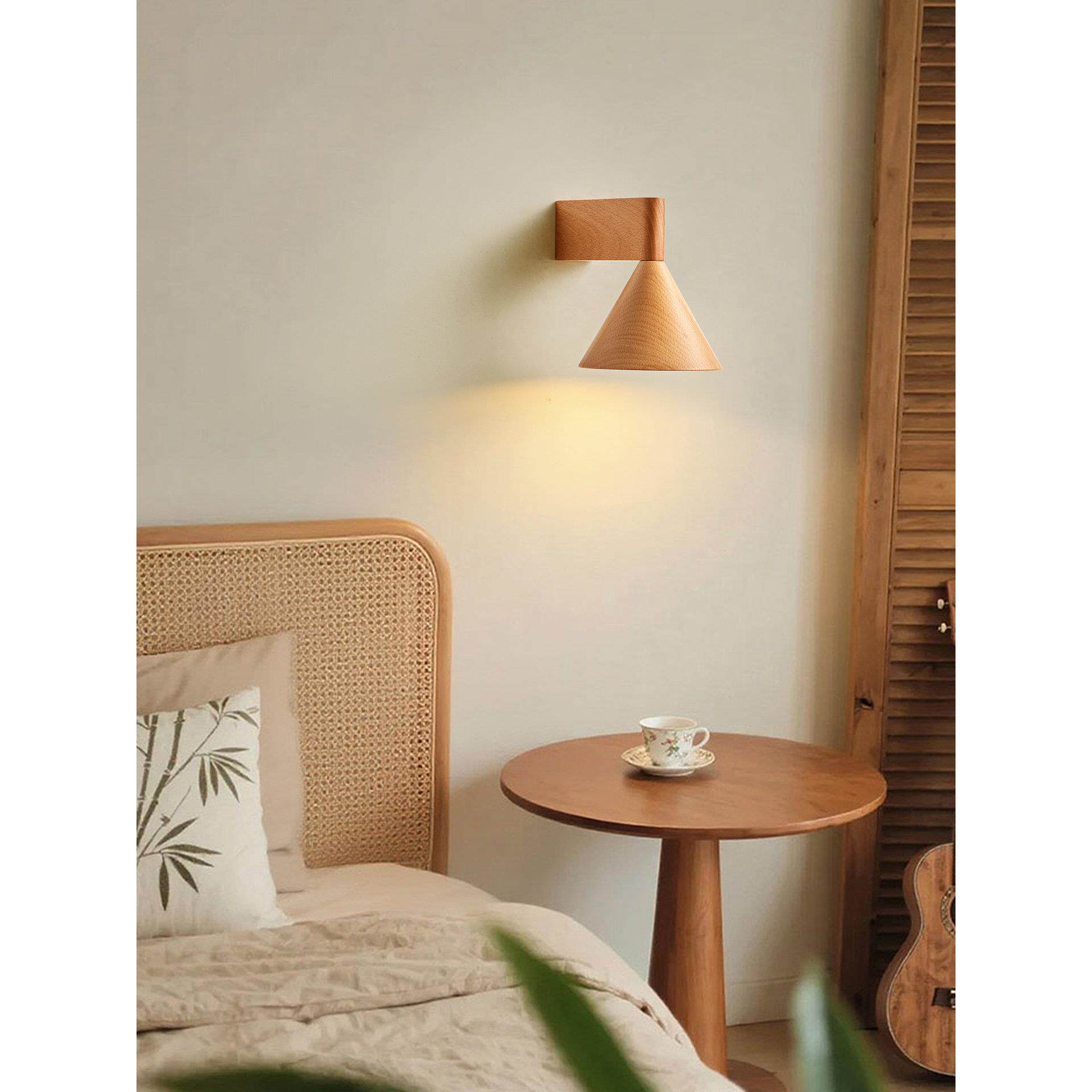 中古壁灯极简卧室床头灯覆古设计师客厅过道玄关几何背景墙氛围灯