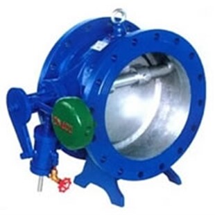 HH47X 微阻缓闭蝶型消声止回阀 蝶型止回阀微阻止回阀缓闭止回阀,