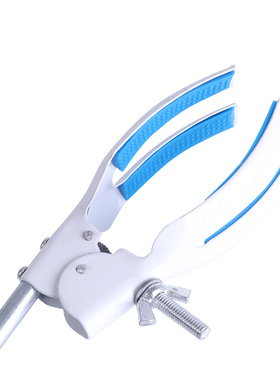 实验室万用夹 白色喷涂玻璃管夹不锈钢四爪夹铜冷凝管夹黑色喷涂