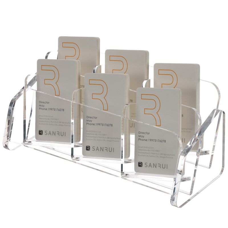 三锐竖向名片盒透明亚克力桌面名片收纳盒酒店房卡前台整理盒明信,文具电教/文化用品/商务用品,名片盒,淘宝优惠券,粉丝福利购,淘宝优惠卷