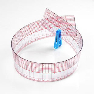 包邮 B-97放码尺服装裁剪纸样打版制版工具60CM长多功能内置刻度