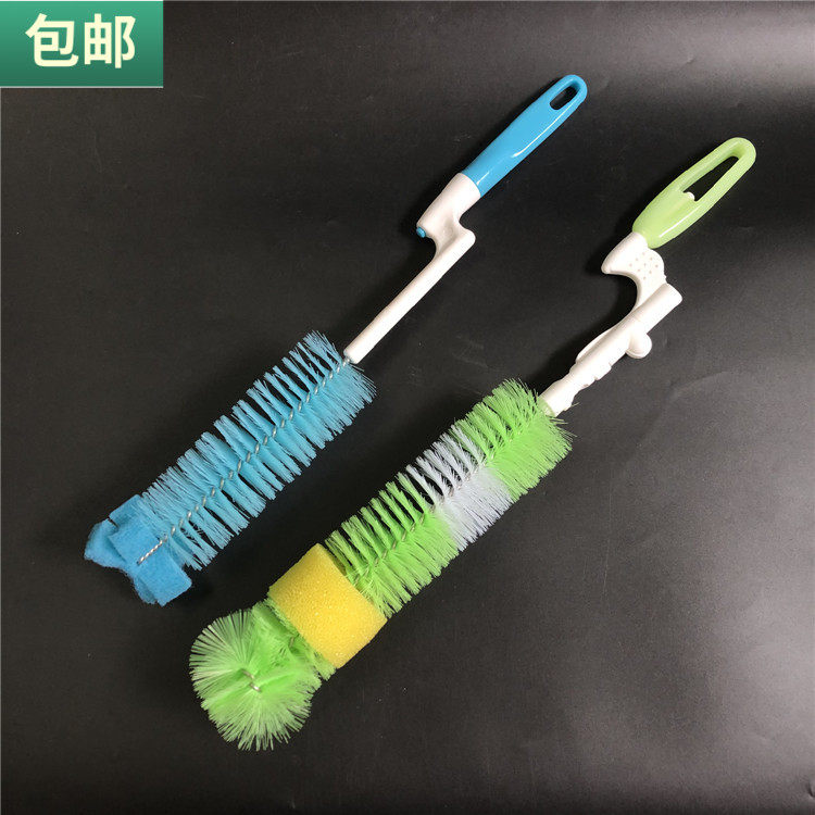 包邮 加长柄旋转杯刷奶瓶刷软毛清洁刷长柄尼龙太空杯刷玻璃杯刷,家庭/个人清洁工具,厨房用刷,淘宝优惠券,粉丝福利购,淘宝优惠卷