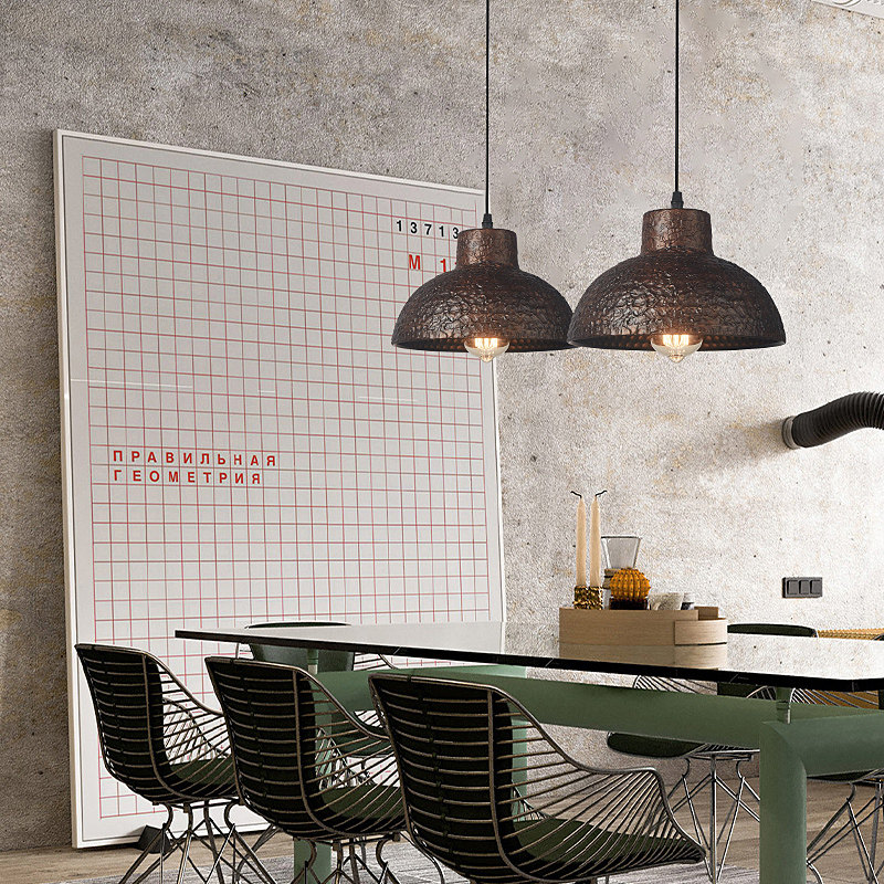 展厅复古工业风餐厅吊灯创意个性餐桌吧台日式民宿卧室床头侘寂风,家装灯饰光源,餐厅吊灯,淘宝优惠券,粉丝福利购,淘宝优惠卷