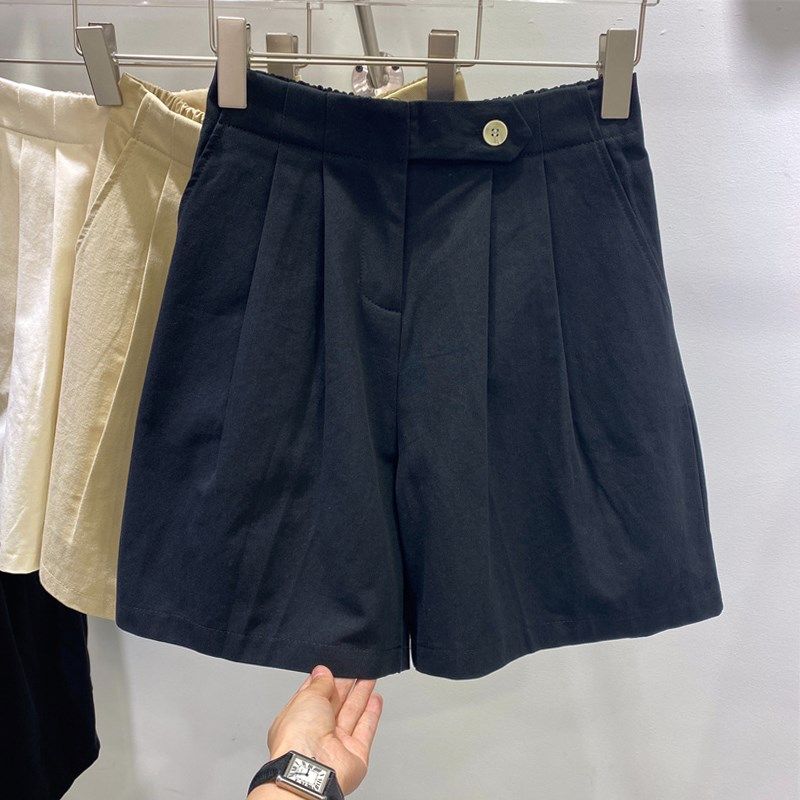 工装休闲短裤女夏薄款大码胖妹妹mm高腰宽松显瘦a字阔腿五分中裤,女装/女士精品,大码连衣裙,淘宝优惠券,粉丝福利购,淘宝优惠卷