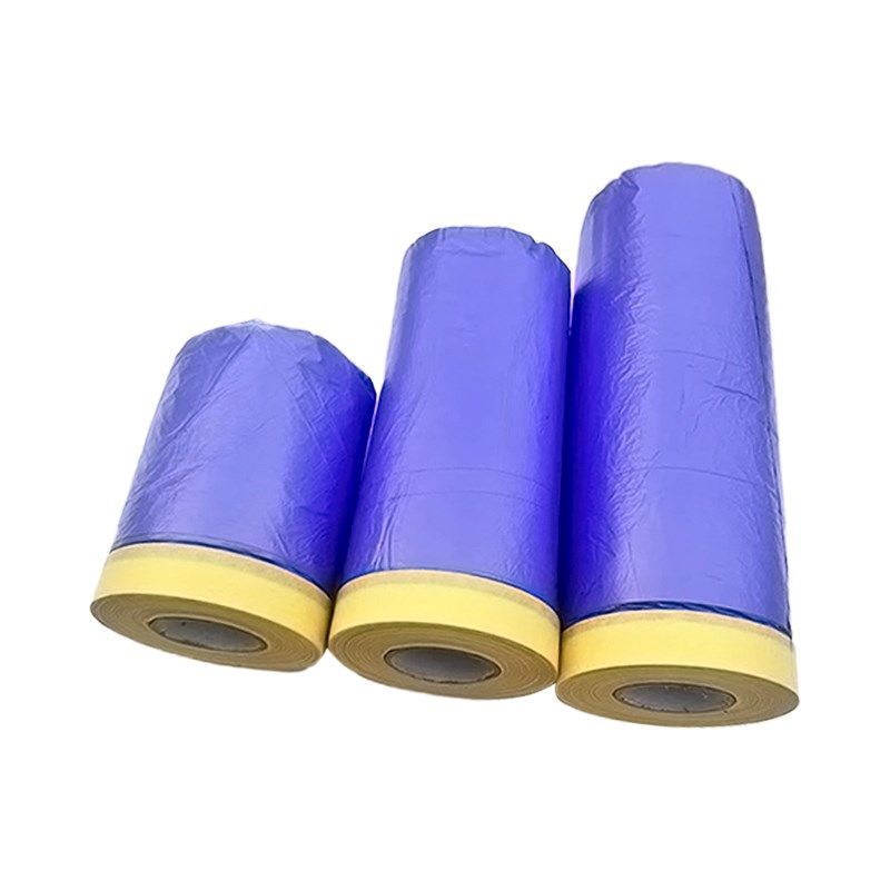 汽车喷漆遮蔽膜紫色不掉漆油漆保护膜美容装修专用美纹纸防护膜刷,基础建材,遮蔽膜,淘宝优惠券,粉丝福利购,淘宝优惠卷