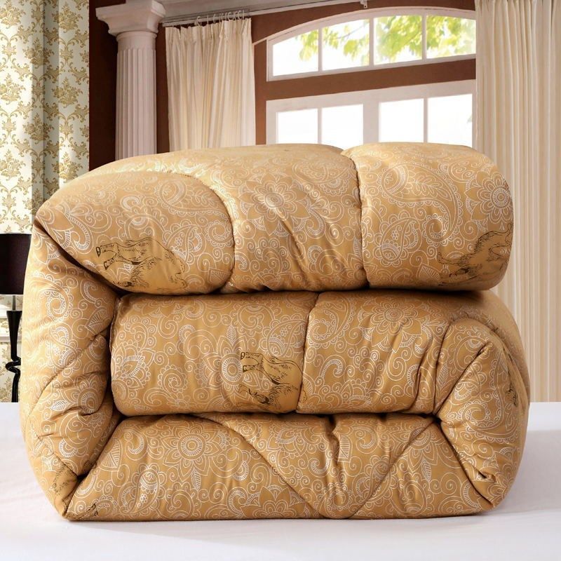 @新疆包邮西藏驼毛被子被芯加厚冬被双人保暖驼绒被春秋被单人学,床上用品,化纤被,淘宝优惠券,粉丝福利购,淘宝优惠卷