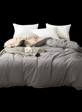 单件被套全棉纯棉被罩加大超大双人220x250cm230x229cm203x229cm