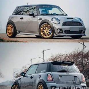 适用于迷你MINICooper车贴F55f56f60f54前后风挡玻璃装饰贴纸拉花