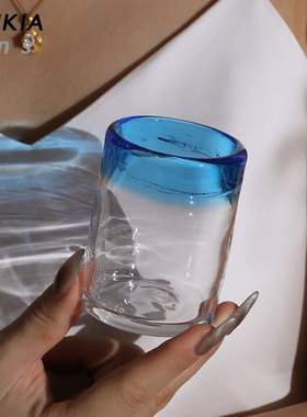 水蓝翠 春色满江南YUKI雪浅中古小酒杯清酒杯 vintage1960s杯子