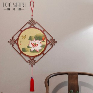 中国结入户门上挂件客厅大号玄关乔迁之喜新居花鸟高档吉祥装饰品