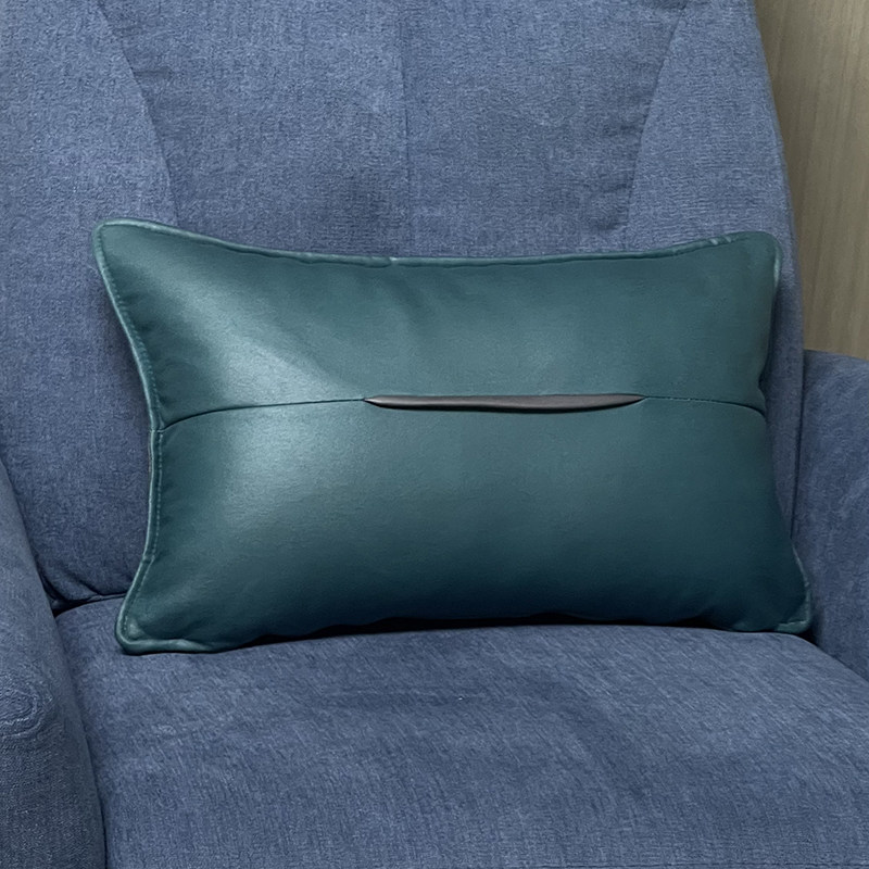 科技布抱枕轻奢长方形腰枕橙色客厅皮沙发腰靠垫枕头靠枕套不含芯,居家布艺,腰靠垫,淘宝优惠券,粉丝福利购,淘宝优惠卷