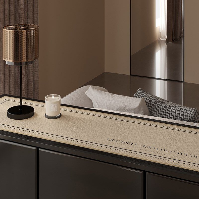 餐边柜桌垫防油防水轻奢电视柜桌布防脏鞋柜垫子台面保护玄关酒柜,居家布艺,桌布,淘宝优惠券,粉丝福利购,淘宝优惠卷