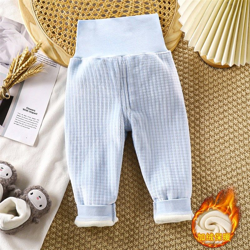 宝宝加绒裤子一体绒高腰护裤肚小童保暖裤秋裤儿童男宝加绒打底裤,童装/婴儿装/亲子装,保暖裤,淘宝优惠券,粉丝福利购,淘宝优惠卷