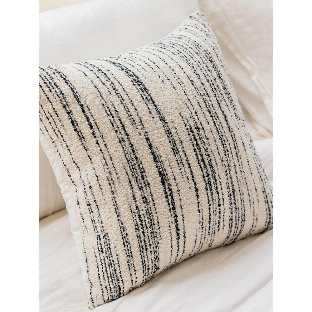 休闲黑白沙发枕套与核心法式客厅水平床垫套编织凸窗枕头