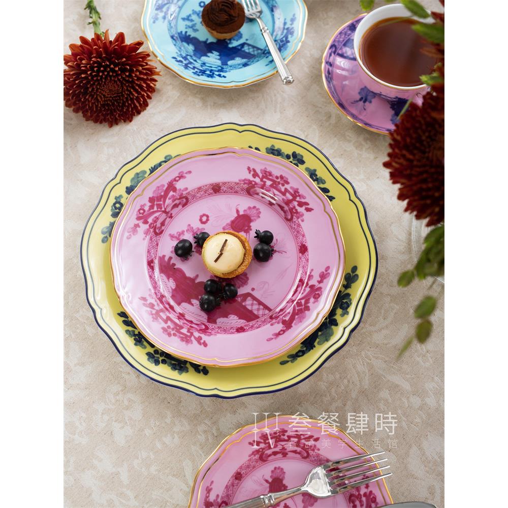 意大利Ginori1735意式东方陶瓷餐盘点心碗深盘茶杯碟家用圆盘餐具图片