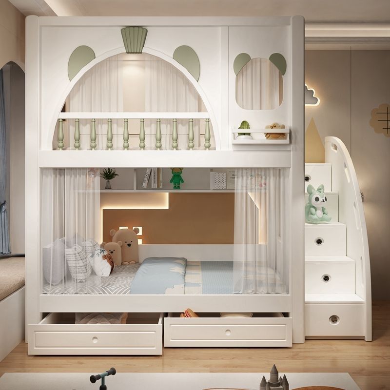 儿童上下床上下铺双层床女孩男孩一体卧室子母S型同宽高低床,住宅家具,高低/子母床,淘宝优惠券,粉丝福利购,淘宝优惠卷