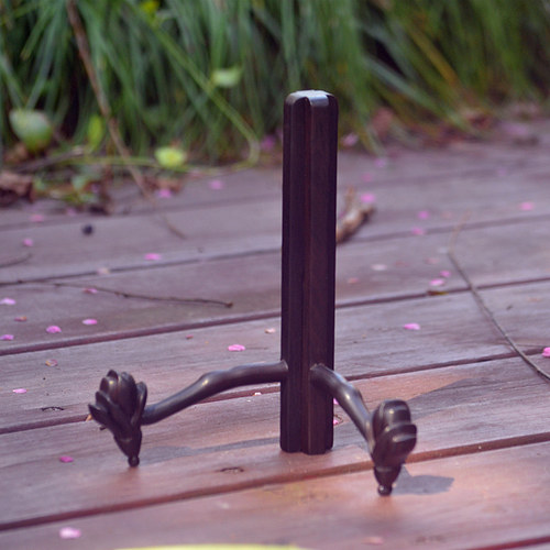 红木紫光檀盘子支架托普洱茶饼架陶瓷展示架摆盘架底座石头画相框