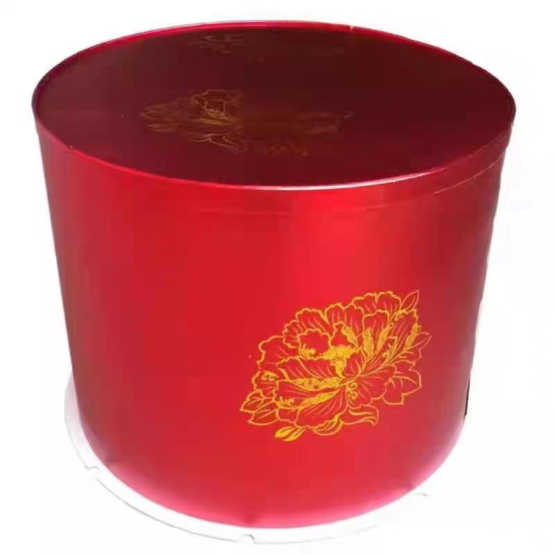 雅菡红金卡生日蛋糕盒14寸16寸18寸加高加厚生日蛋糕盒圆盒