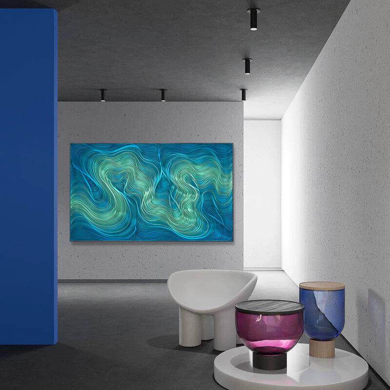 简约北欧手工立体实物画玄关过道装饰画客厅沙发挂画样板间壁画大
