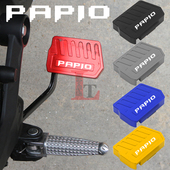 适用春风XO赛车手冒险家狒狒125改装 刹车加大踏板盖后刹车加宽座