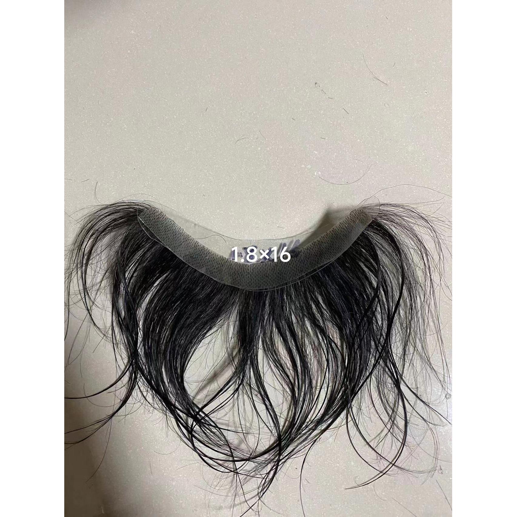 假发贴生物膜仿肤发际线刘海男女生补发片真发无痕超薄隐形刘海贴