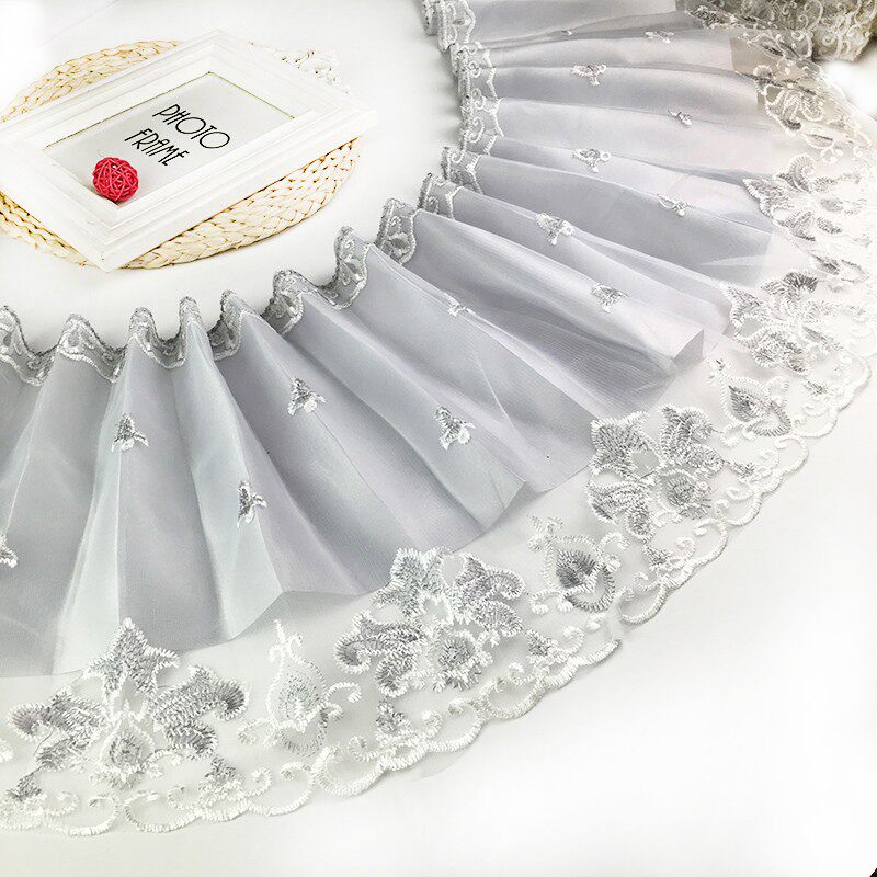 30公分双层沙发垫蕾丝花边窗帘底边加长坐垫炕罩边辅料桌边床边