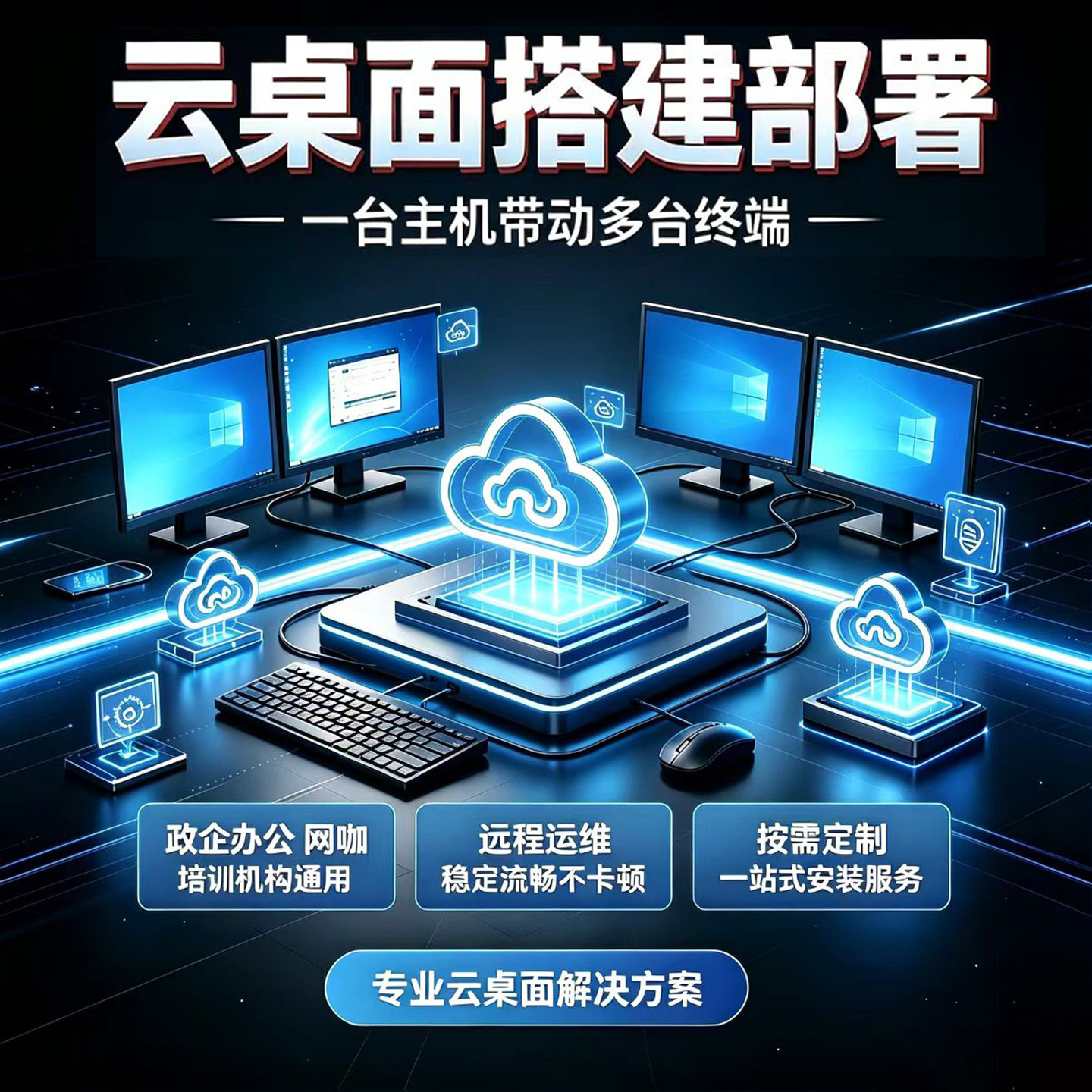 云桌面VDI系统 本地化部署 服务器/Server