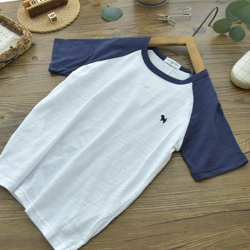 超薄竹节棉~儿童夏季凉快薄款全棉插肩短袖t恤男童女童透气家居服,童装/婴儿装/亲子装,T恤,淘宝优惠券,粉丝福利购,淘宝优惠卷