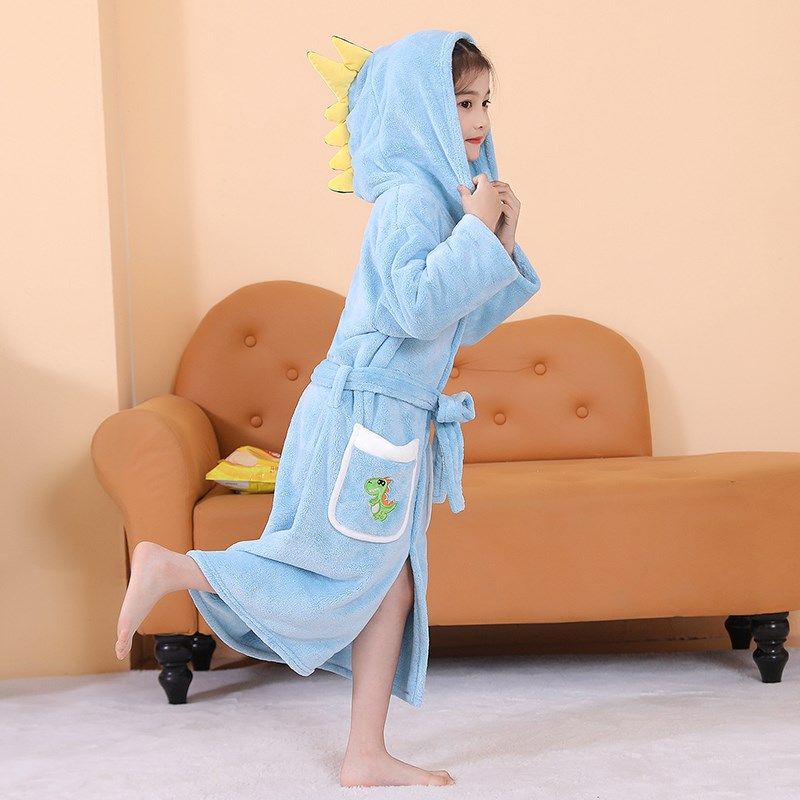 秋冬儿童浴袍可穿式浴巾带帽比全棉吸水中大男女童游泳专用浴衣袍,婴童用品,浴巾,淘宝优惠券,粉丝福利购,淘宝优惠卷
