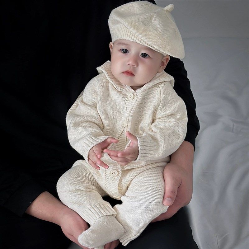 婴儿秋装纯棉毛线针织衫连体衣男宝宝毛衣外套爬服百天周岁礼服冬,童装/婴儿装/亲子装,连身衣/爬服/哈衣,淘宝优惠券,粉丝福利购,淘宝优惠卷