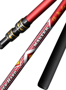 抄网杆可定位玉柄 渤洋摸鱼儿碳素抄网把2.1/2.4/2.7米垂钓装备