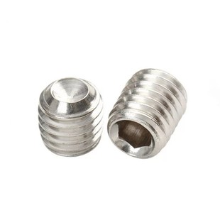 DIN916 M2X2-M2X16不锈钢标准件304不锈钢螺丝内六角凹端紧定