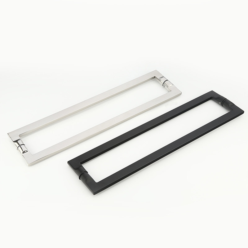 极窄极简方管浴室隔断淋浴房玻璃门拉手把手哑黑304不锈钢加厚,基础建材,大拉手,淘宝优惠券,粉丝福利购,淘宝优惠卷