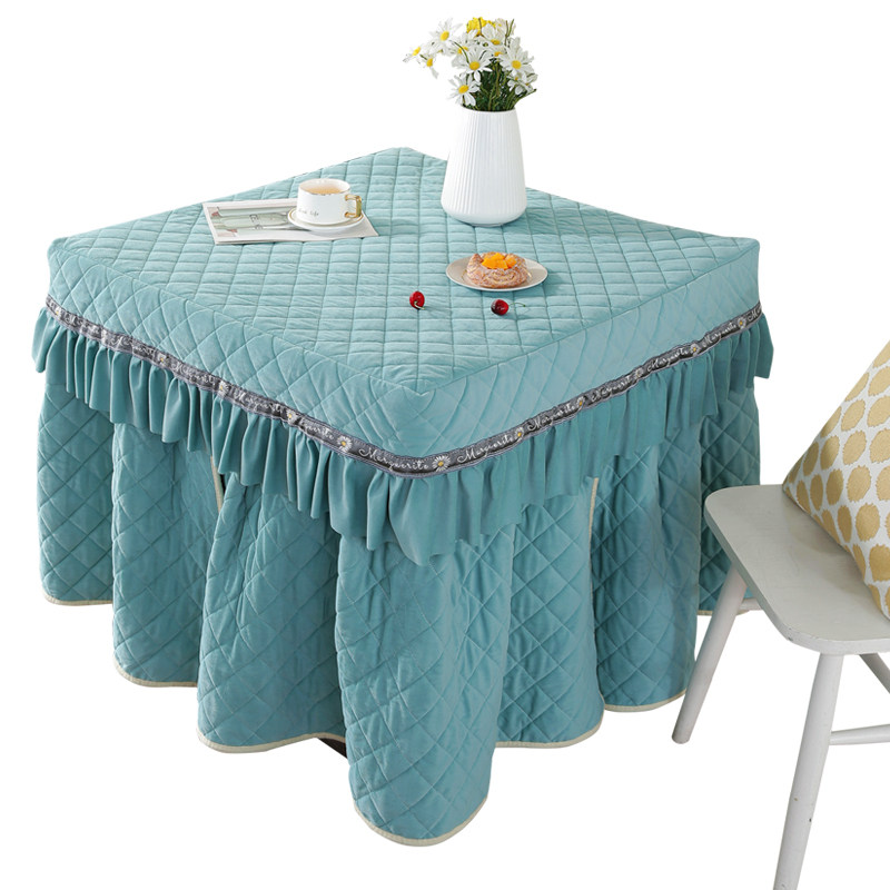 加厚夹棉正方形烤火罩桌布电取暖火炉桌罩家用厚电炉套长方形冬季,居家布艺,烤火罩,淘宝优惠券,粉丝福利购,淘宝优惠卷