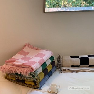 牀上用品纯棉毛巾毯全棉老式怀旧毛巾被夏季薄毯单人午睡毯空调毯