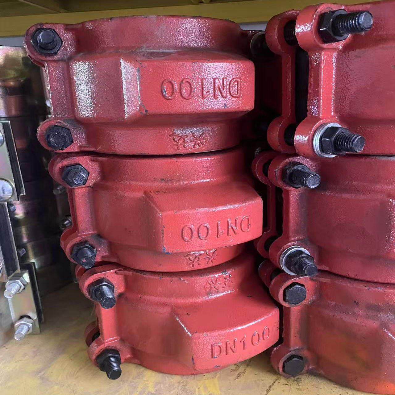 消防管道沟槽卡箍抱箍器抢修器堵漏器沟夹板补漏槽钢卡哈夫节