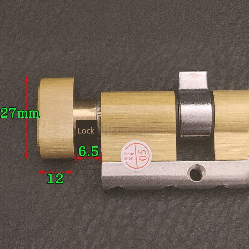 超C级多轨道金色锁芯偏心 大葫芦单开防盗门通用70/75/80mm