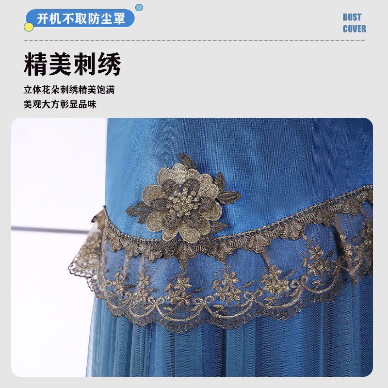 空调罩防尘罩圆柱形立式通用大3p匹高端客厅布艺开机不取挡风帘布