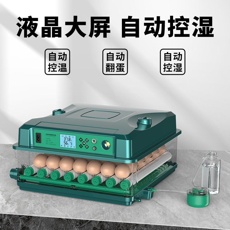 孵化器小型家用型全自动智能孵蛋器芦丁小鸡鹦鹉孵化箱鸡蛋孵化机