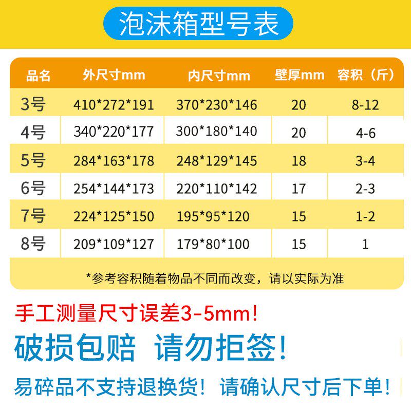邮政泡沫箱快递专用保鲜冷藏泡沫盒34小号种菜水果海鲜冻品保温箱