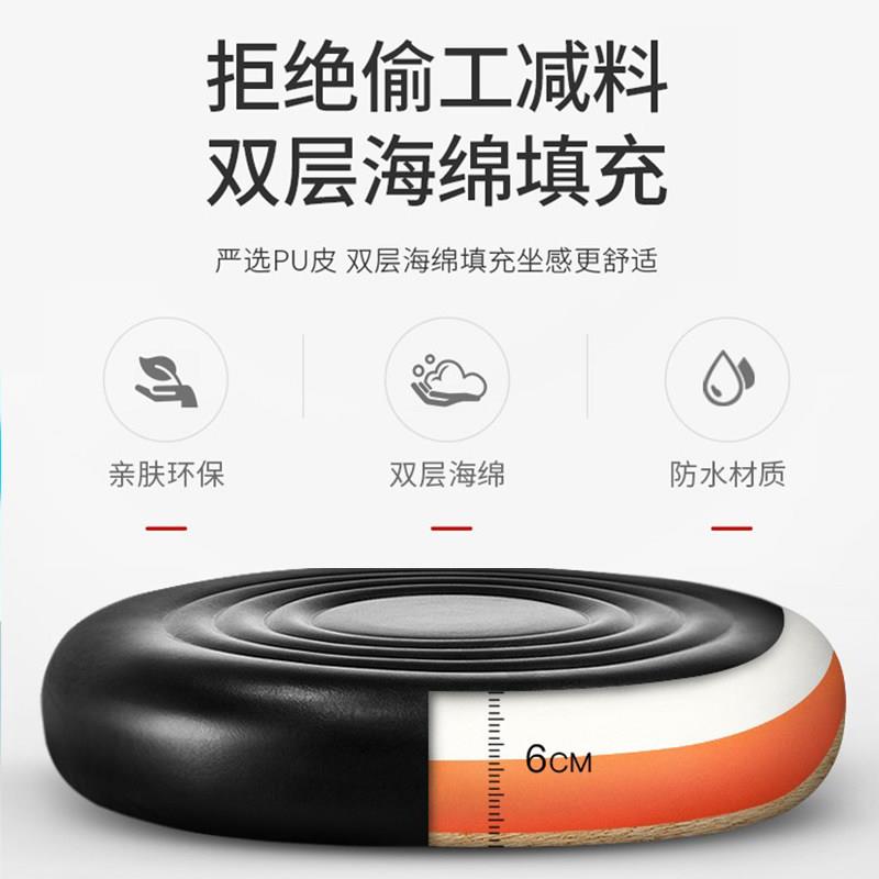 万向轮剪发美容院小型升降椅子吧台椅柜台美发店理带轮凳子大工凳