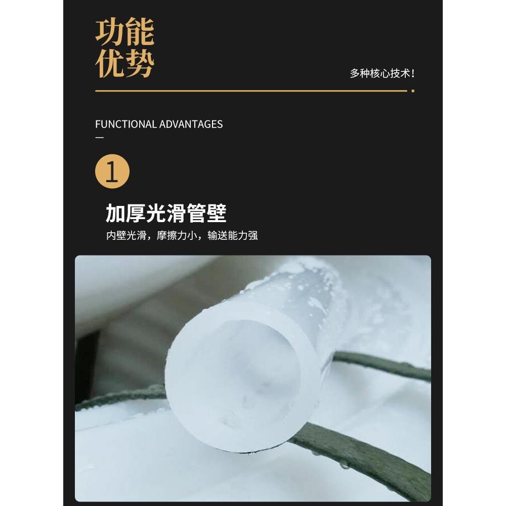 pe给水管塑料硬管pe穿线管白色电力管地埋管热熔盘管直管25 一寸