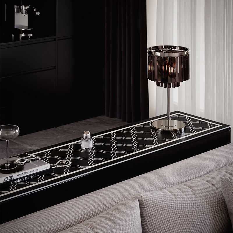 塞琳现代简约轻奢餐边柜桌垫防水防油免洗电视柜台面保护垫家用