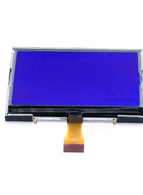 12864-002714COG蓝膜LCD液晶屏ST7567 IC驱动 SPI串/并口FPC插接